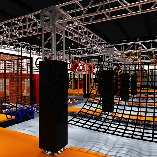 Ninja Warrior Outdoor Playground